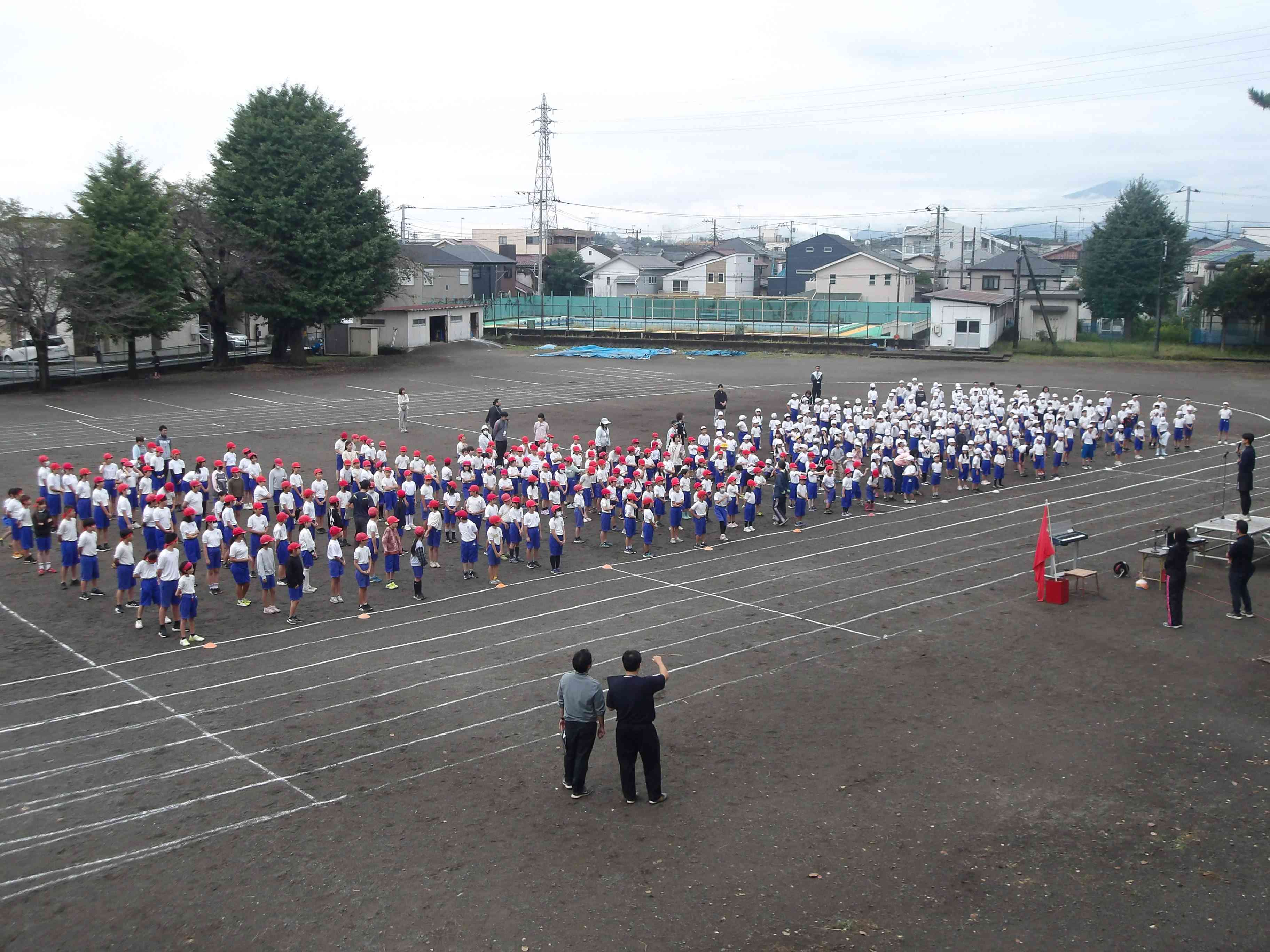 運動会全体練習①