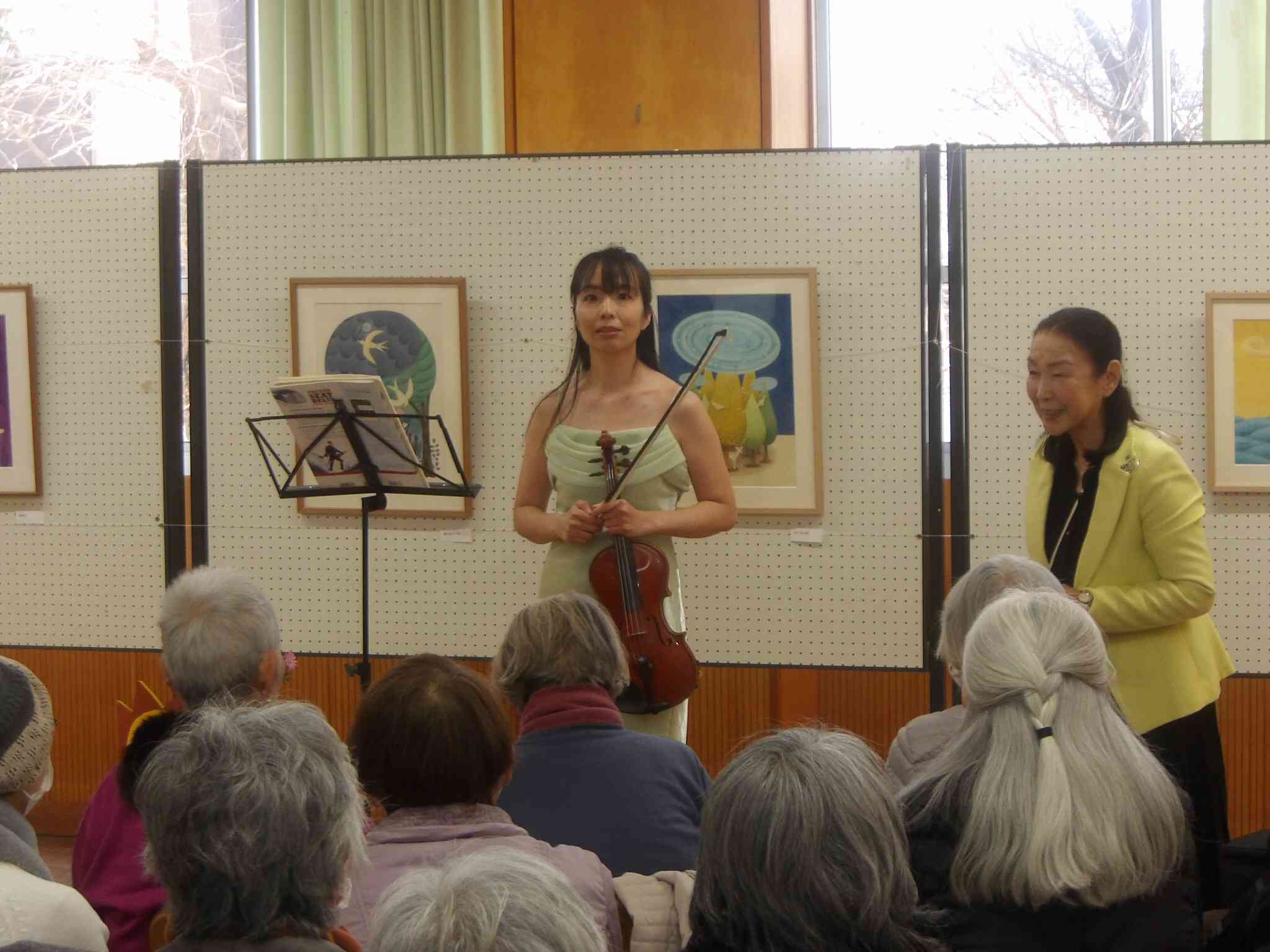 ２人で映ってる